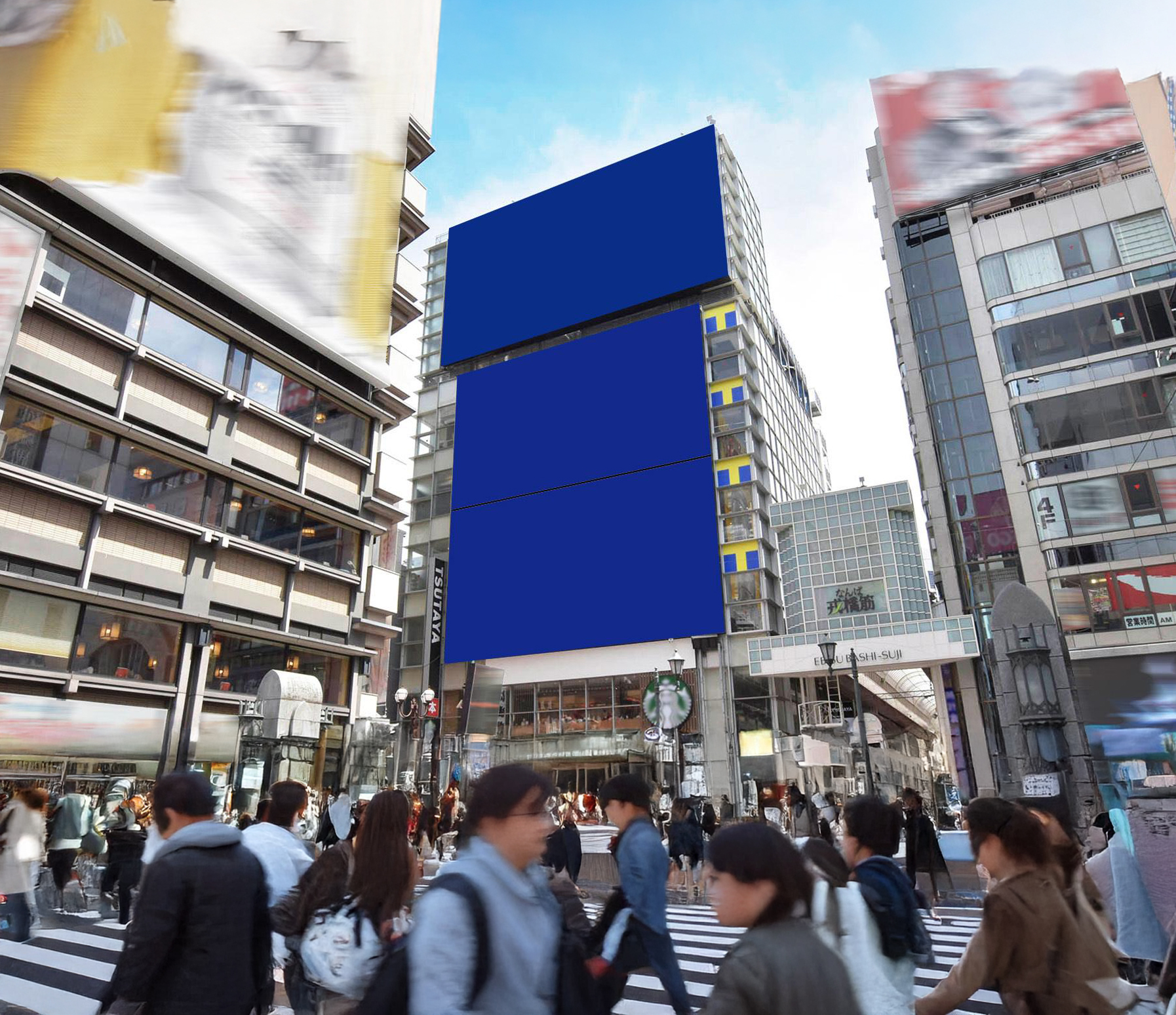 TSUTAYA_EBISUBASHI_HIT_VISON_crowded
